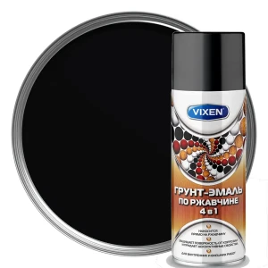 Грунт-эмаль по ржавчине Vixen-9005 520 мл 18820947 STLM-2137928