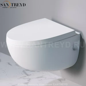 S511101 Подвесной унитаз настенный Белый A. e T. Italia OVAL Италия