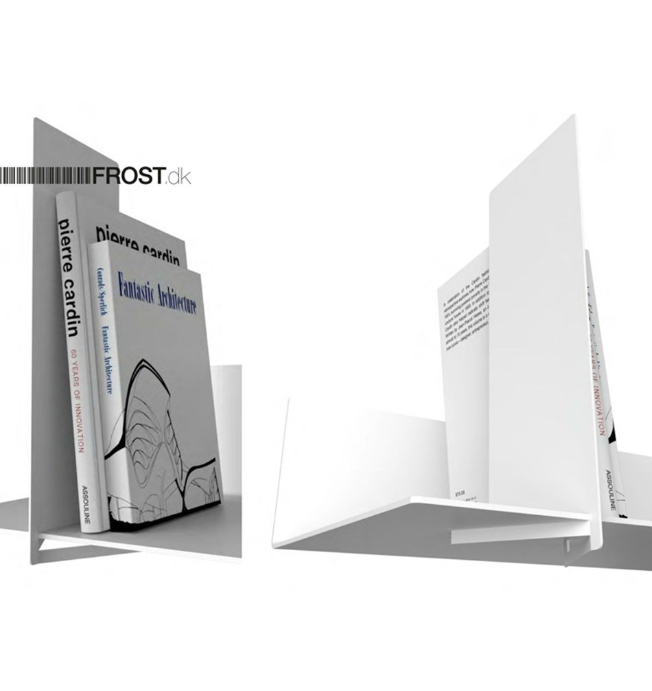 FROST Подставка для книг 4034 f / 25cm полки » белый Алюминий Белый U4034-W  - Вид №1