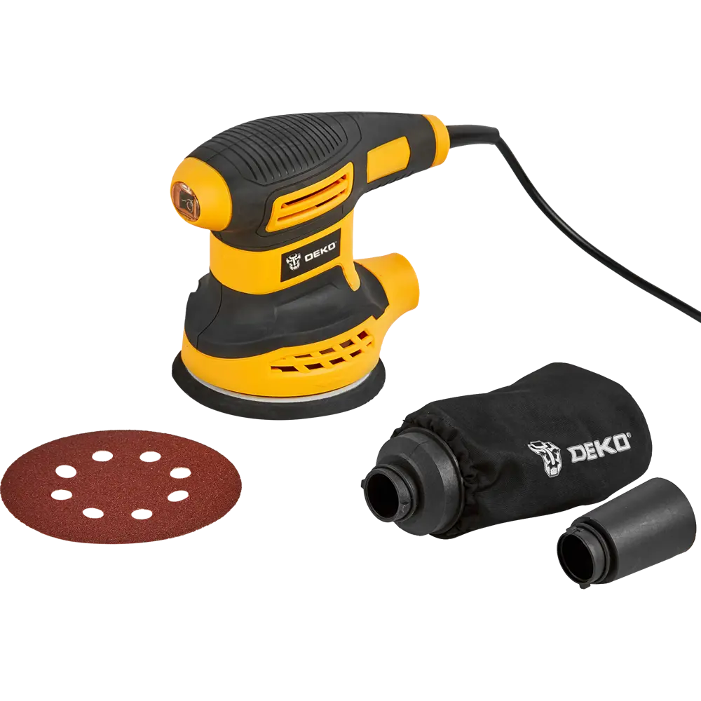 Эксцентриковая шлифмашина Deko DKG350, 350 Вт, 125 мм 88035747 STLM-2070965  - Вид №5
