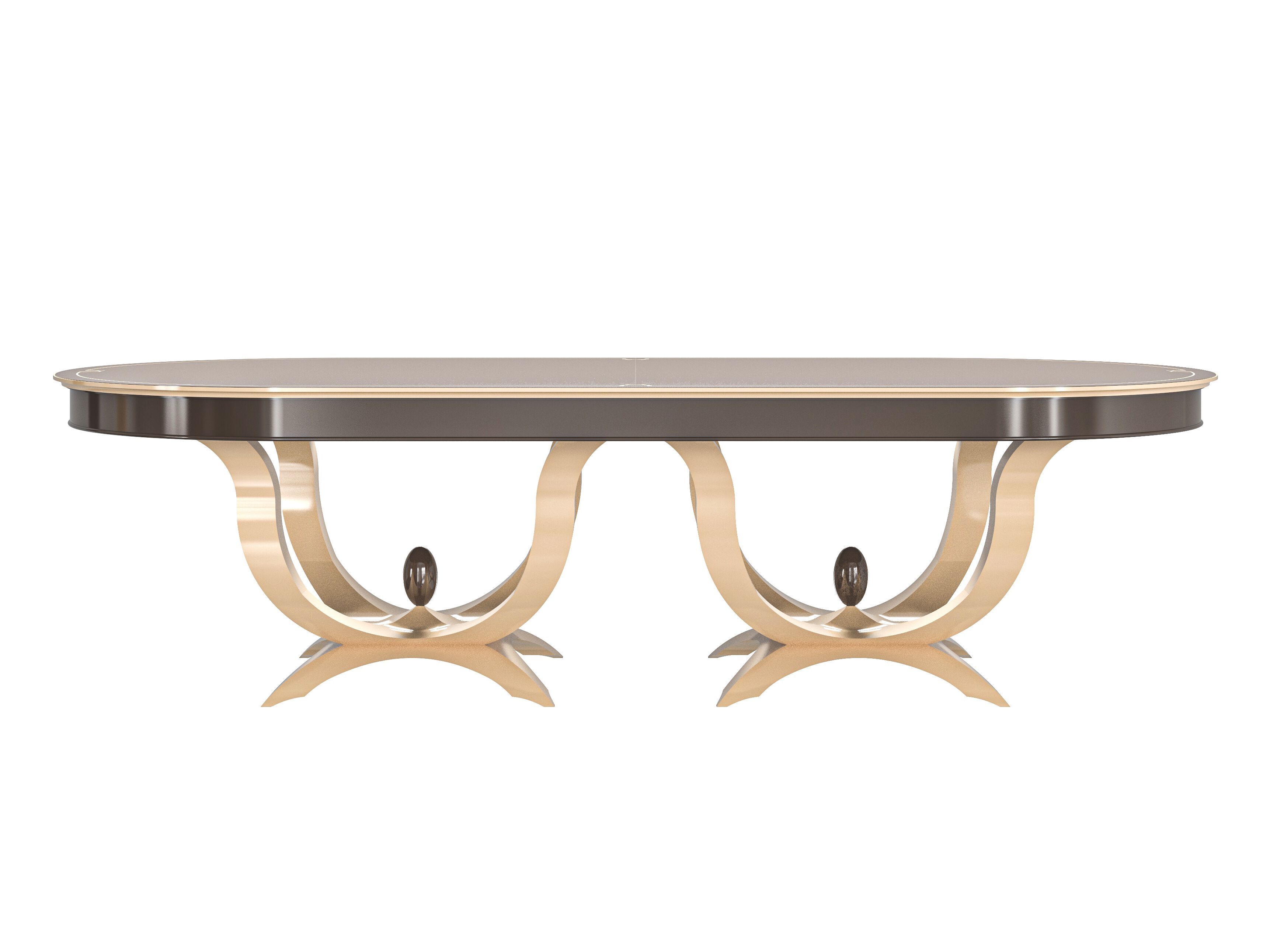 Овальный стол из бука Modenese Luxury Interiors DOUBLE ELEGANCE ARCH-00091409