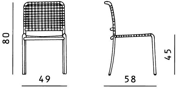 Gervasoni Штабелируемый стул Allu 23 l / 223 l - Вид №5