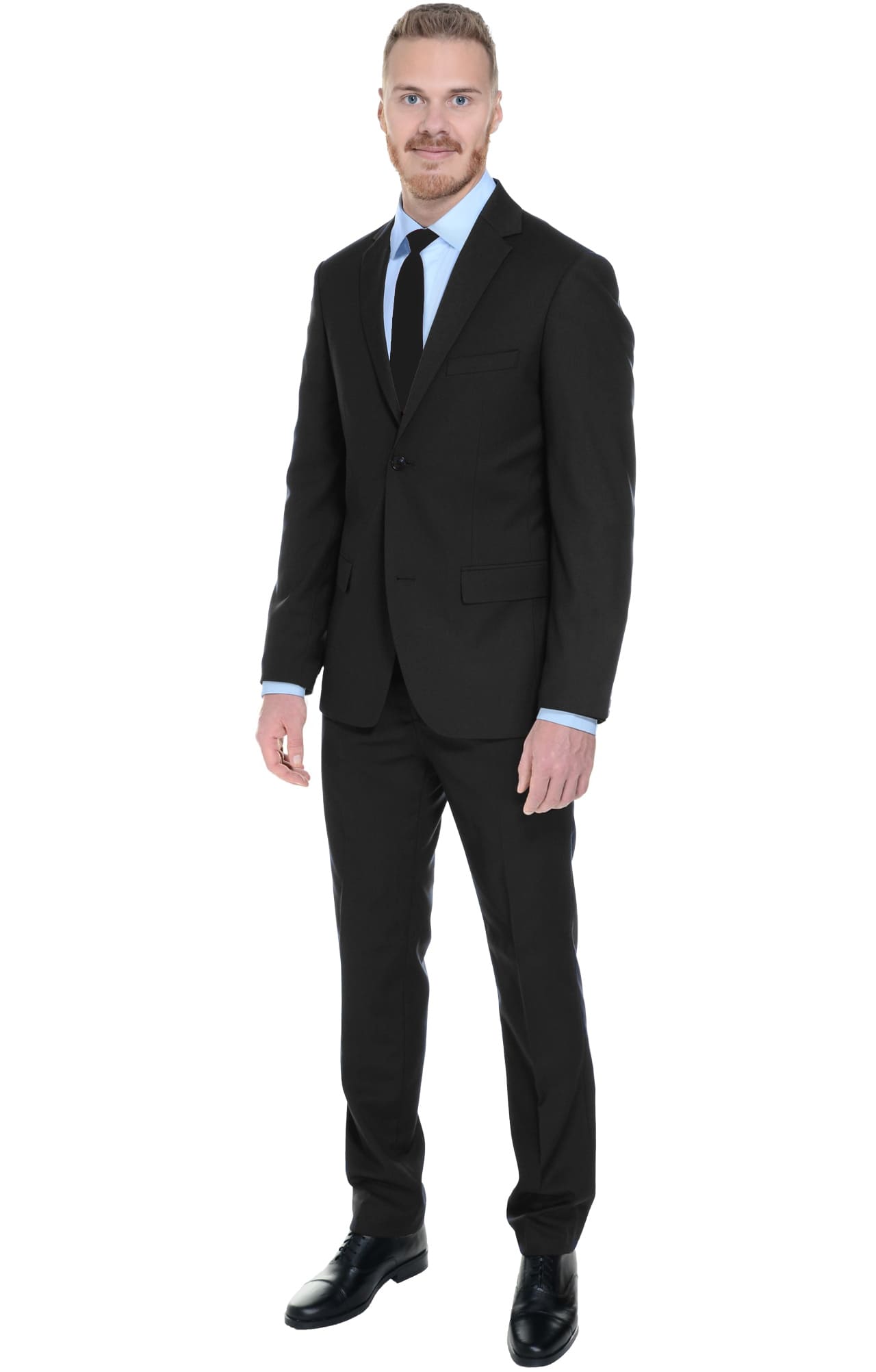 69720 Пиджак мужской slim fit  black El-Risto  Одежда для охранных структур  размер 54/176  - Вид №4