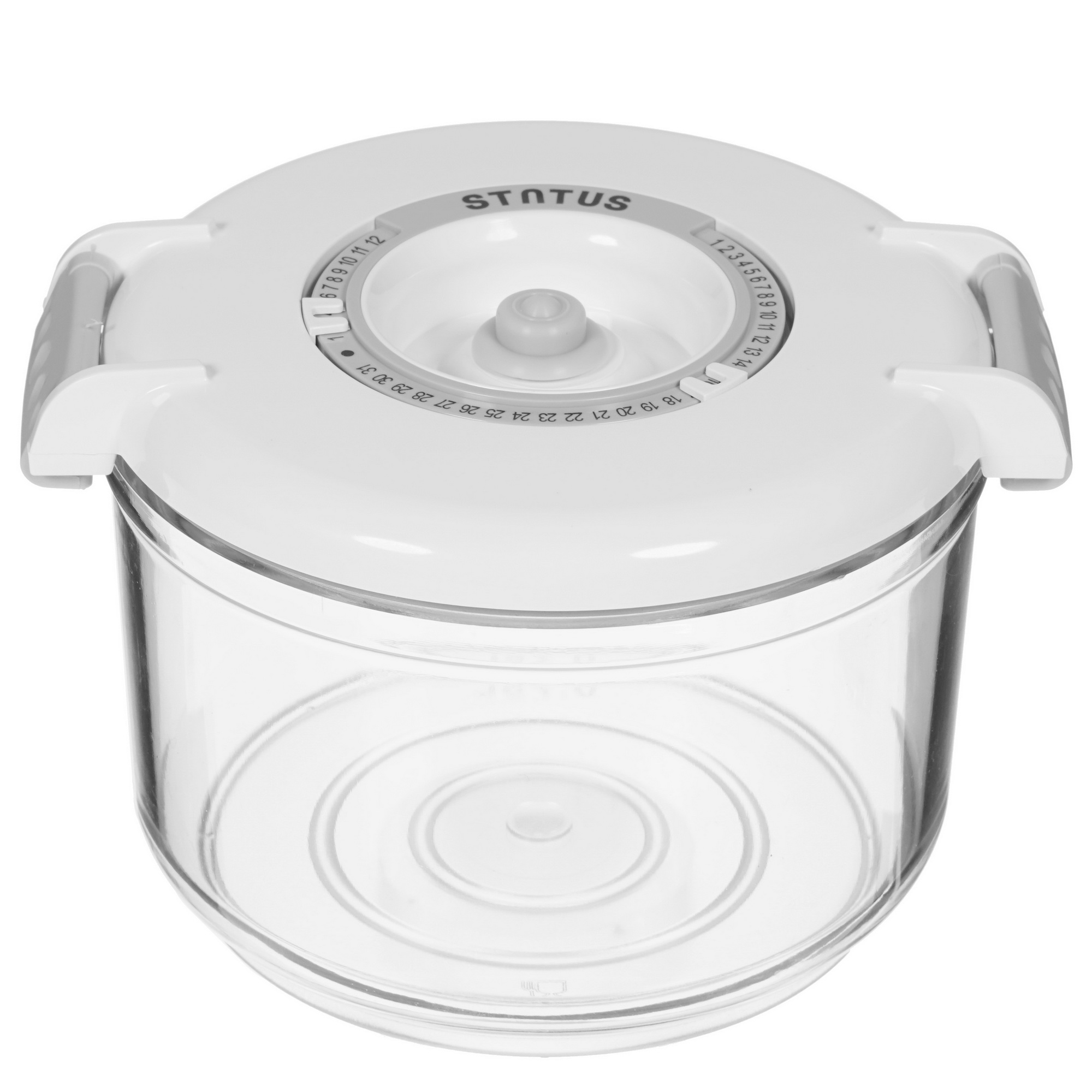 1625913 Набор вакуумных контейнеров STATUS VAC-RD-Round White 0.75 л, 1.5 л STDN-0121578 - Вид №6
