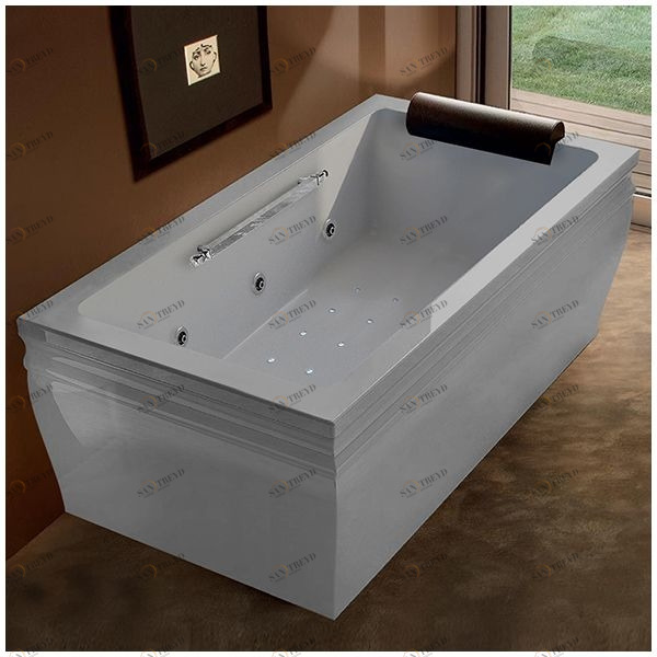 Ванна с гидро и аэроомассажем серая Gruppo Treesse Blanque 1810 DXAWAV161NSE