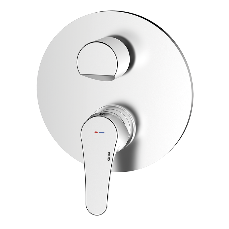 35135350 BASIC Хром Встроенный смеситель с переключателем Хром GRB MIXERS E-PLUS