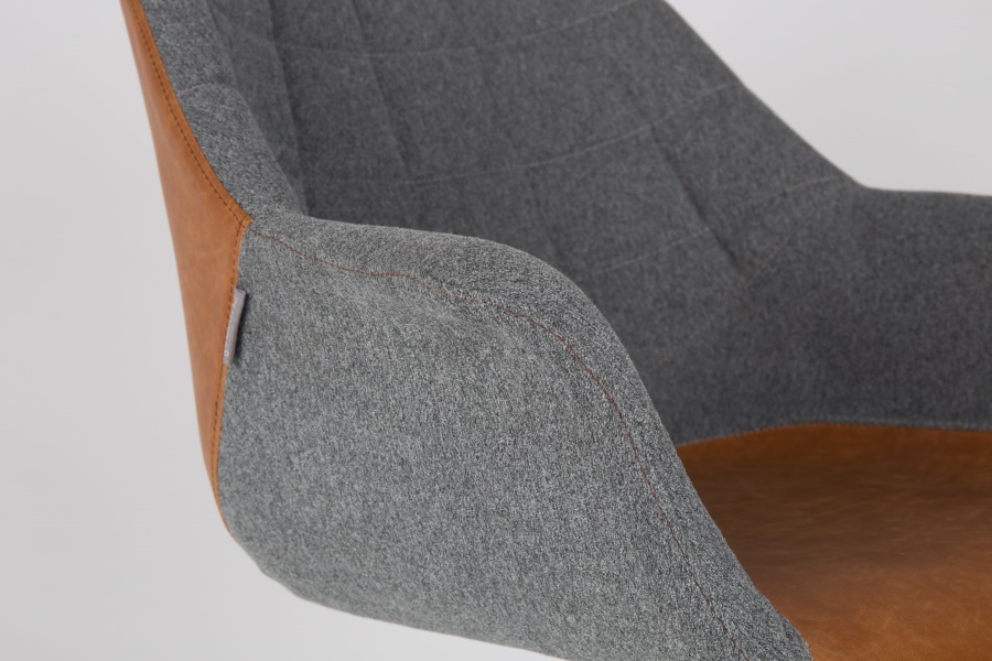 Кресло Doulton коричневое Zuiver 1200119 - Вид №12