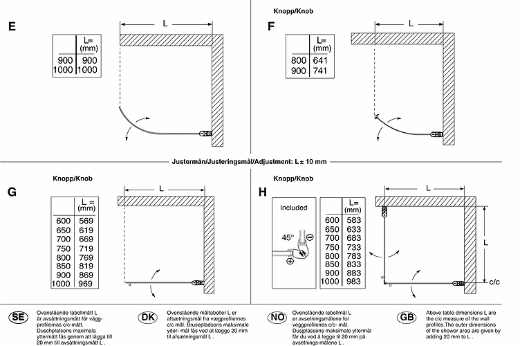 59780082 Решение IFO Space для ниши SPVF, белые лакированные профили, матовое стекло с профилем ручки, ниша SPVF 1200 - Вид №3