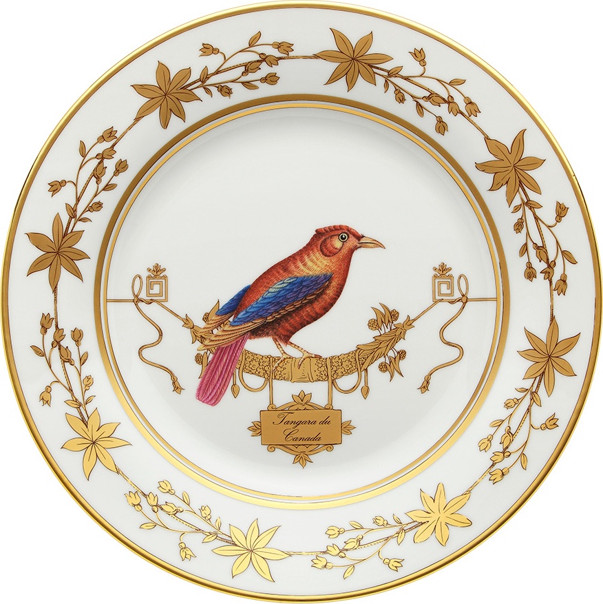 10647868 Richard Ginori Тарелка обеденная 26 см Volie're Tangara du Canada Фарфор 