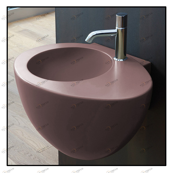 LGLSCP Подвесная раковина настенная овальная Ceramica Cielo 