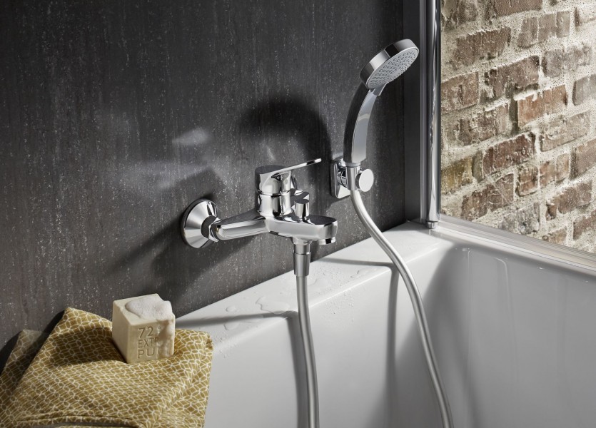 E75766-CP Настенный смеситель для ванны/душа Jacobdelafon BRIVE Santreyd - Вид №1