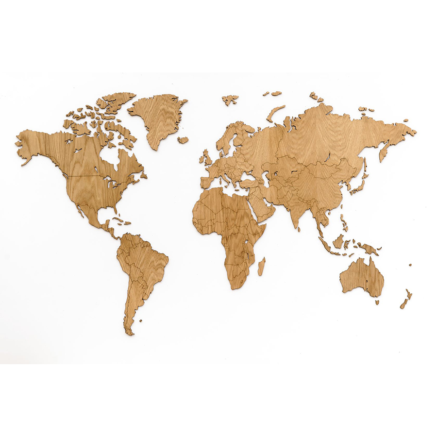 19-11 Карта-пазл wall decoration exclusive, 280х170 см, европейский дуб Mimi 