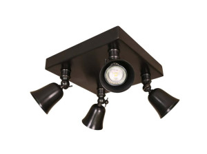 Регулируемая латунная светодиодная потолочная лампа