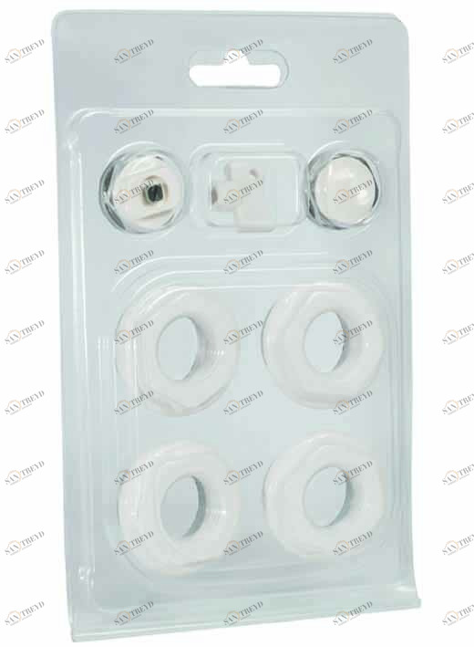 Carlo Poletti A53902ETP Комплект блистеров для алюминиевых радиаторов с кронштейнами, фланцем Ø42 