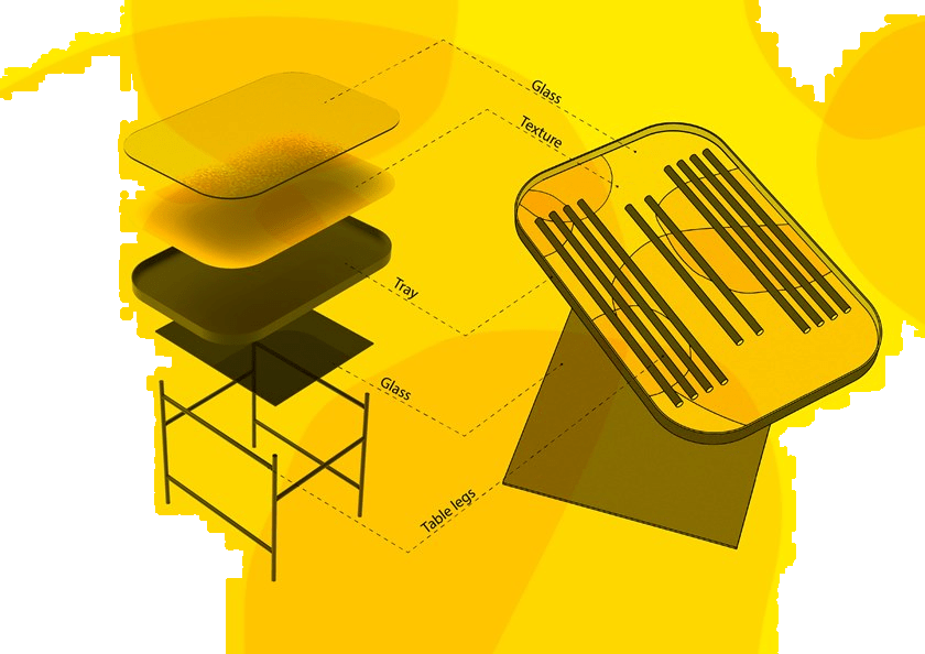 Il Bronzetto Журнальный столик из латуни Blossom Float 12 / float 02 - Вид №2