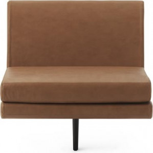 603511 Модульный диван Sum 110 Center, черный алюминий, ультра кожа Normann Copenhagen