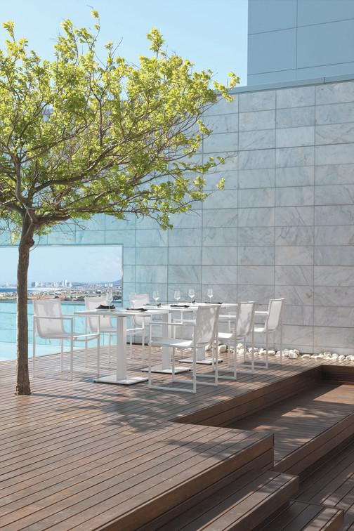 MNST179 Стул лава текстиль черный Manutti Latona - Вид №6