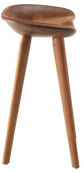 BassamFellows Табурет из массива дерева с подставкой для ног Tractor Cb-22 - Вид №1