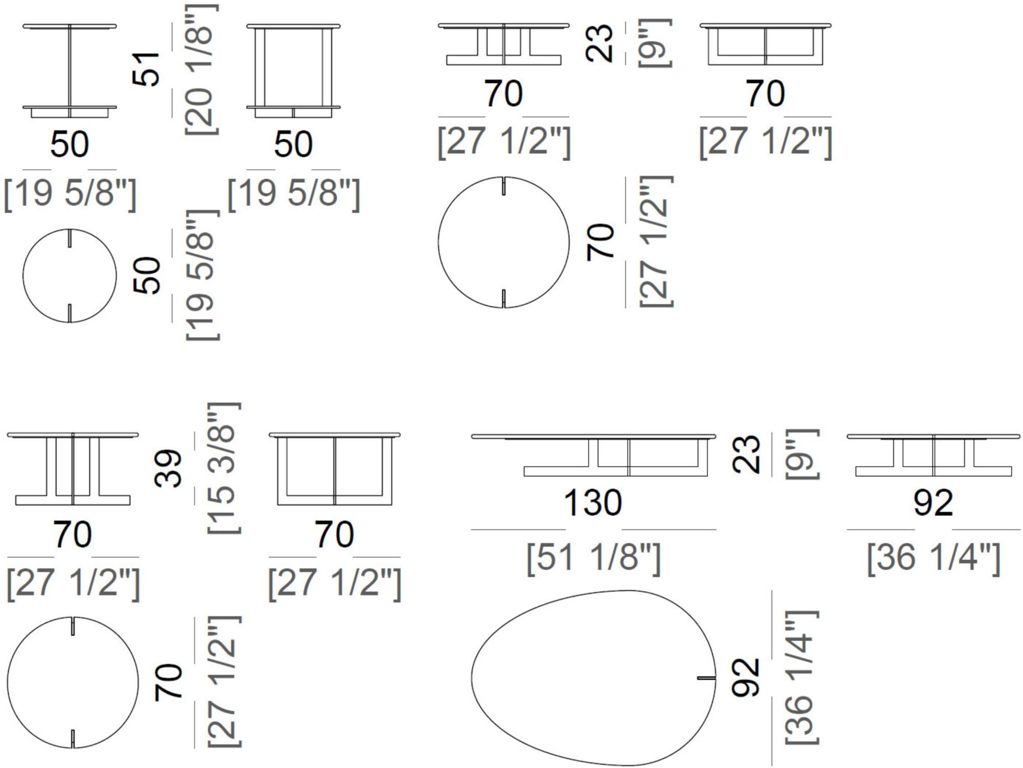 Arketipo Журнальный столик из мрамора Douglas sun-id-1481565 - Вид №1