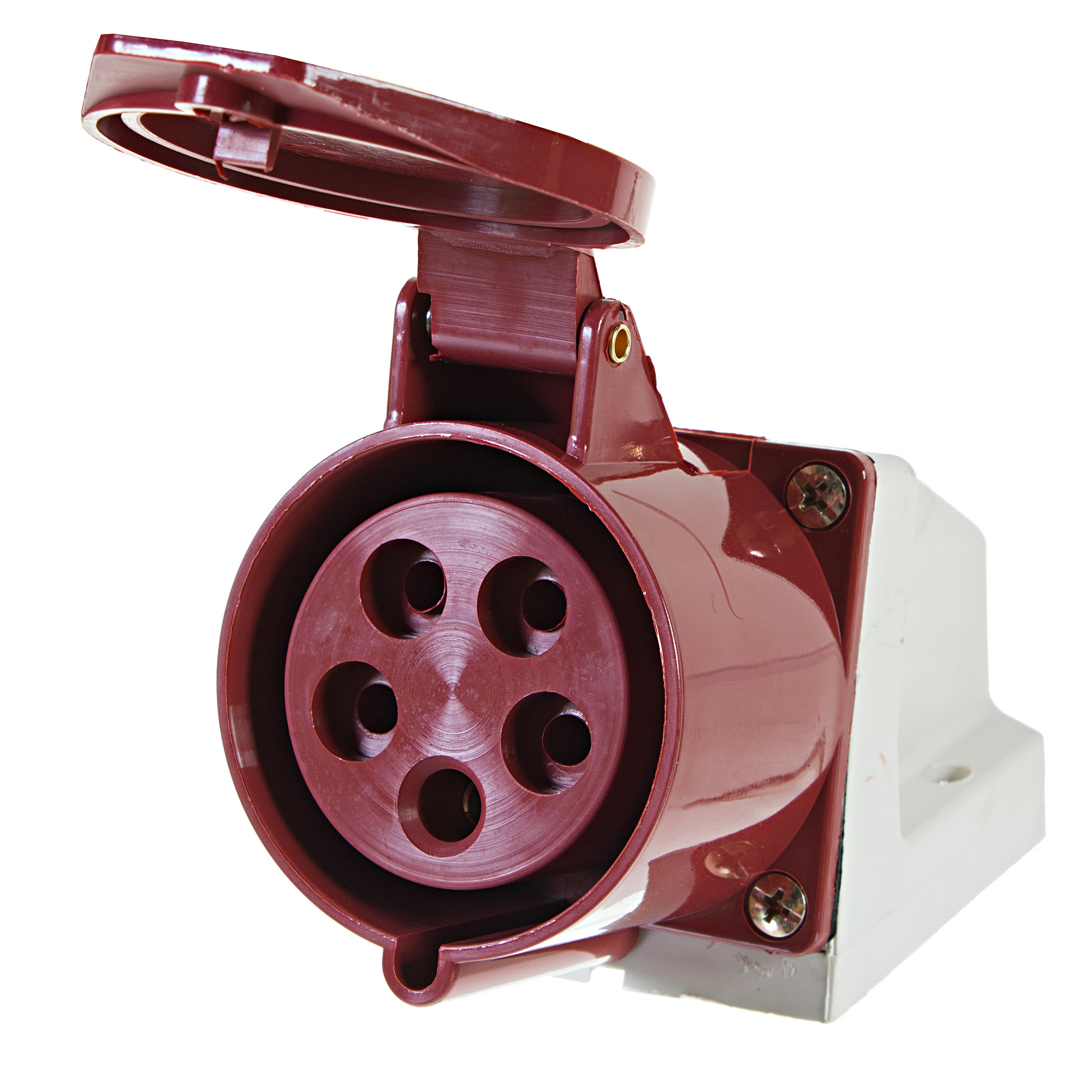 Силовая розетка IEK 32А 380В с заземлением и влагозащитой 11869625 STLM-0001556