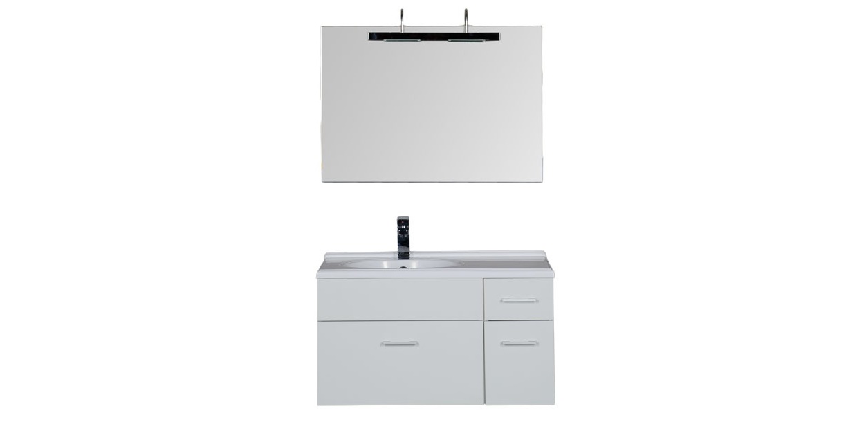 Комплект мебели Aquanet Данте 85 L белый 00164815 - Вид №1