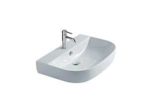 Керамический подвесной одиночный умывальник