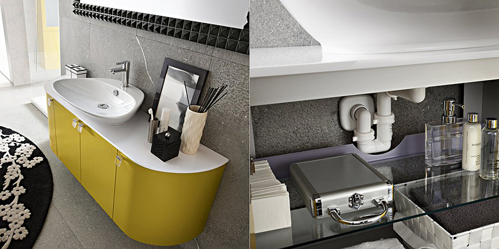 Комплект мебели для ванной комнаты Play 2012 114-115 Cerasa Play PLAY2012114115 - Вид №1