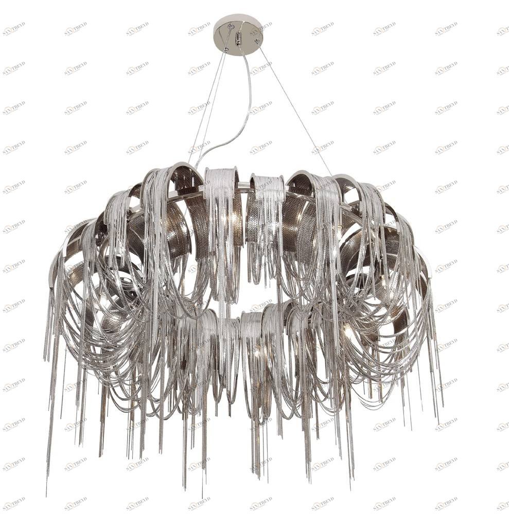 Подвесная люстра Crystal Lux Heat SP8 CRYSTAL LUX ДИЗАЙНЕРСКИЕ, HEAT 056910 Хром 