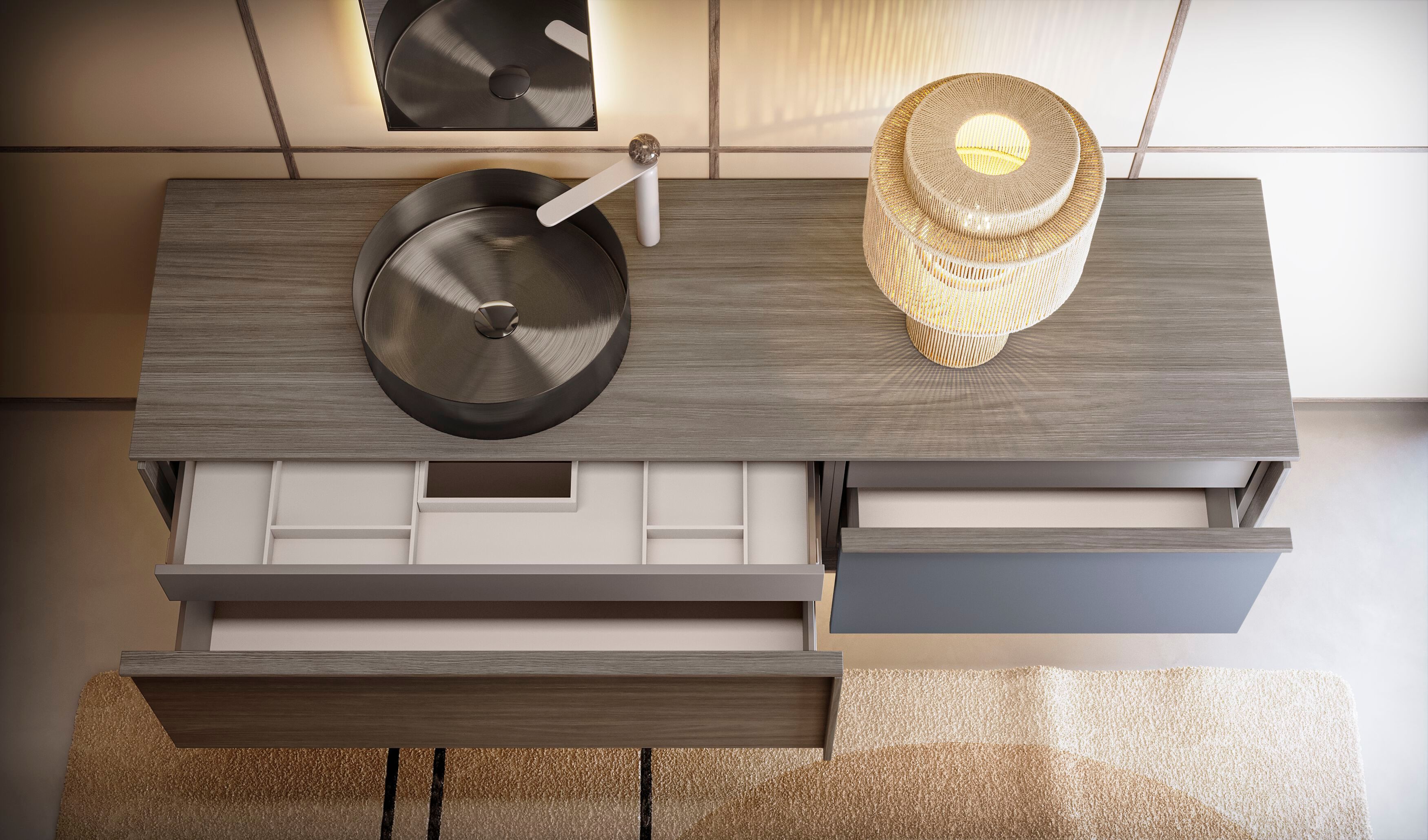 Подвесной умывальник HPL Mobilcrab Zen ARCH-00003195