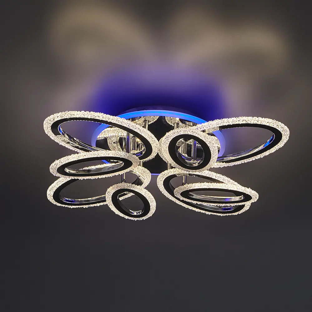 Люстра потолочная Jlight Lou 5644/190C LED цвет хром 84315610 STLM-2160074  - Вид №2