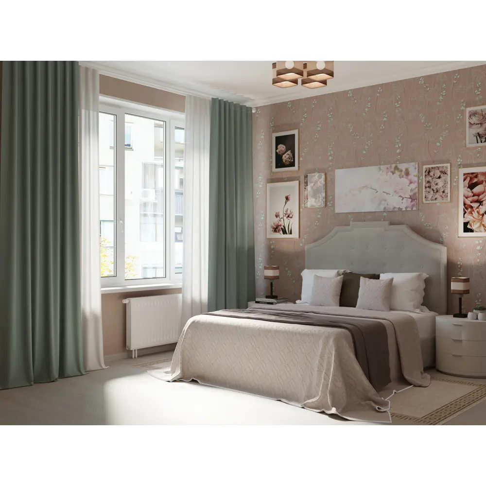 Обои флизелиновые Палитра Sakura коричневые 1.06 м 7137-82 13928975 STLM-2045609 - Вид №5