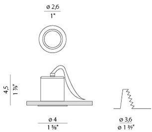 PANZERI Светодиодный точечный светильник на потолок Queens sun-id-1467300 - Вид №1