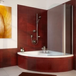 Шторка на ванну 50x150 GV-602R GUTEWETTER LUX PEARL