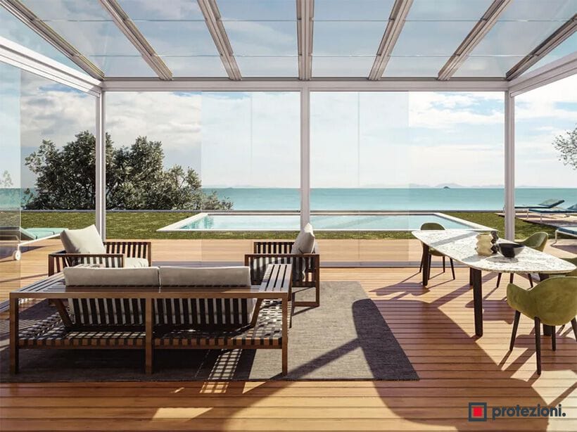 Навесная крыша с люком холодного среза Protezioni ARCH-00075502