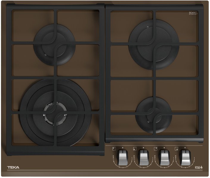 1266288 Варочная панель Teka GZC 64320 XBN LONDON BRICK BROWN Италия  - Вид №1