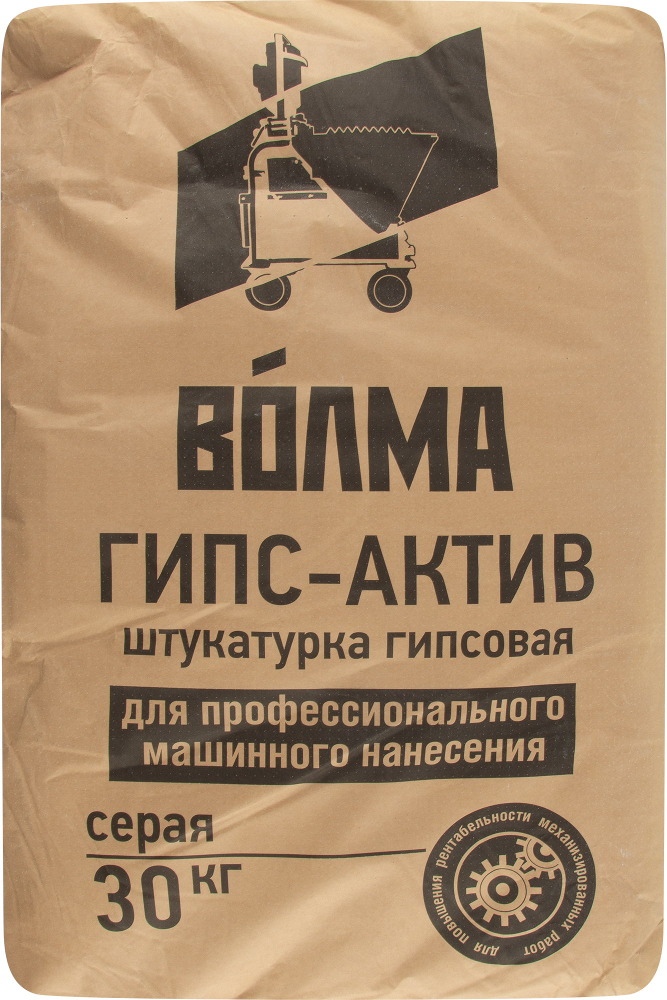 Волма Гипс-актив: механизированная гипсовая штукатурка 30 кг 82151286