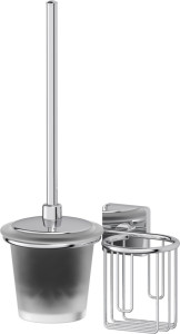 AVA 072 Держатель освежителя воздуха с туалетным ершом с крышкой ELLUX Avantgarde