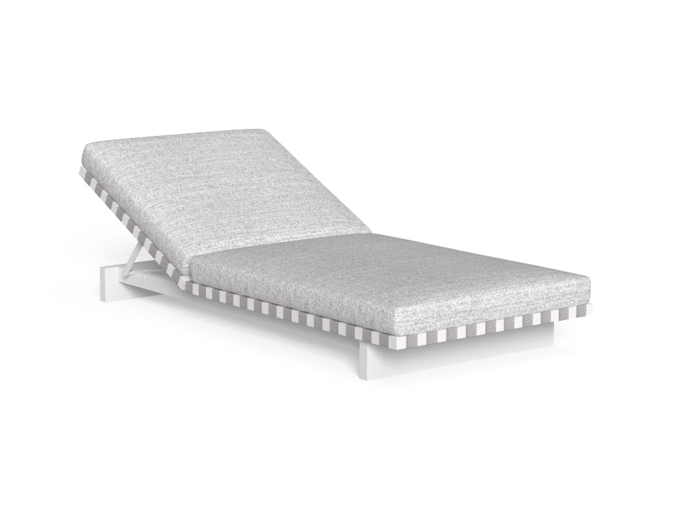 Садовая кровать с откидной спинкой из ткани Talenti Argo-alu ARCH-00097478