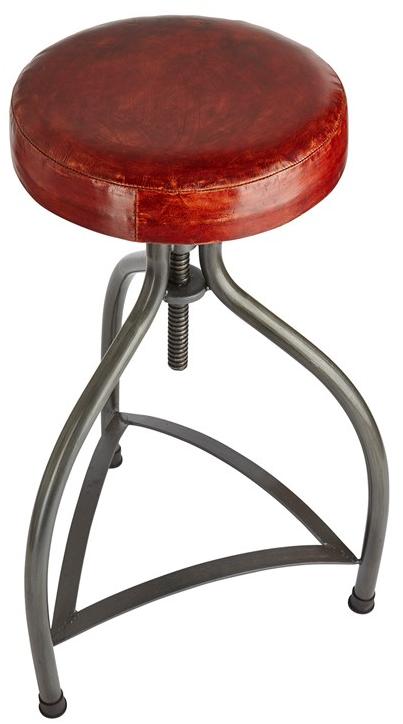 Industville Регулируемый по высоте стул из железа и кожи  St-c-l  - Вид №1