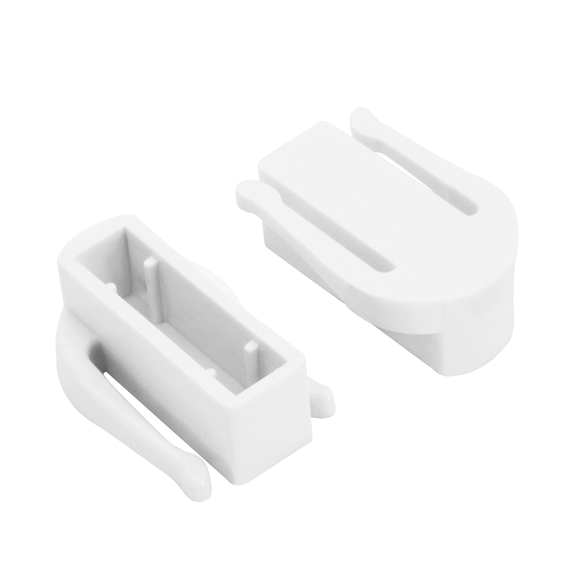 Заглушки Santreyd для гибкого карниза белые 2 шт - аккуратный финиш штор 89144926 STLM-0079086