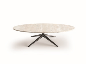 Круглый низкий журнальный столик