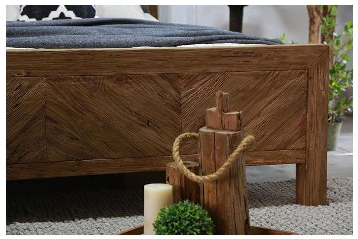 Arrediorg.it® Двуспальная кровать из массива дерева Woodside Ah101-18  - Вид №2