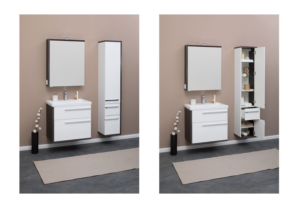 Мебель для ванной Aquanet Фостер 70 эвкалипт мистери/белый 00209028 - Вид №4