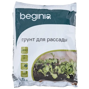 Грунт BEGINIA для рассады 5 л - Всесезонный питательный субстрат 89404734