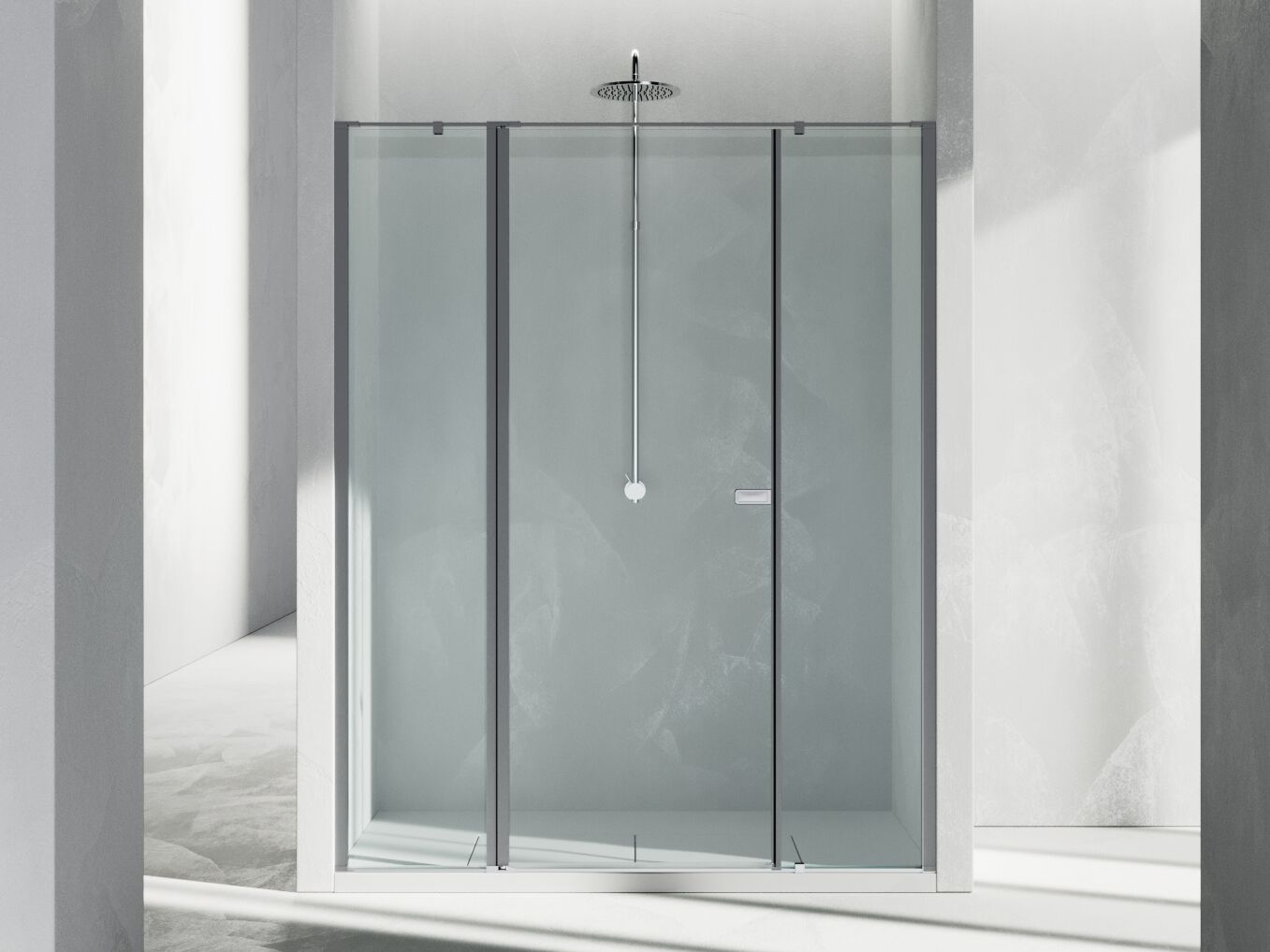 Душевая кабина в нише с распашной дверью Vismaravetro LINK ARCH-00139805 - Вид №3