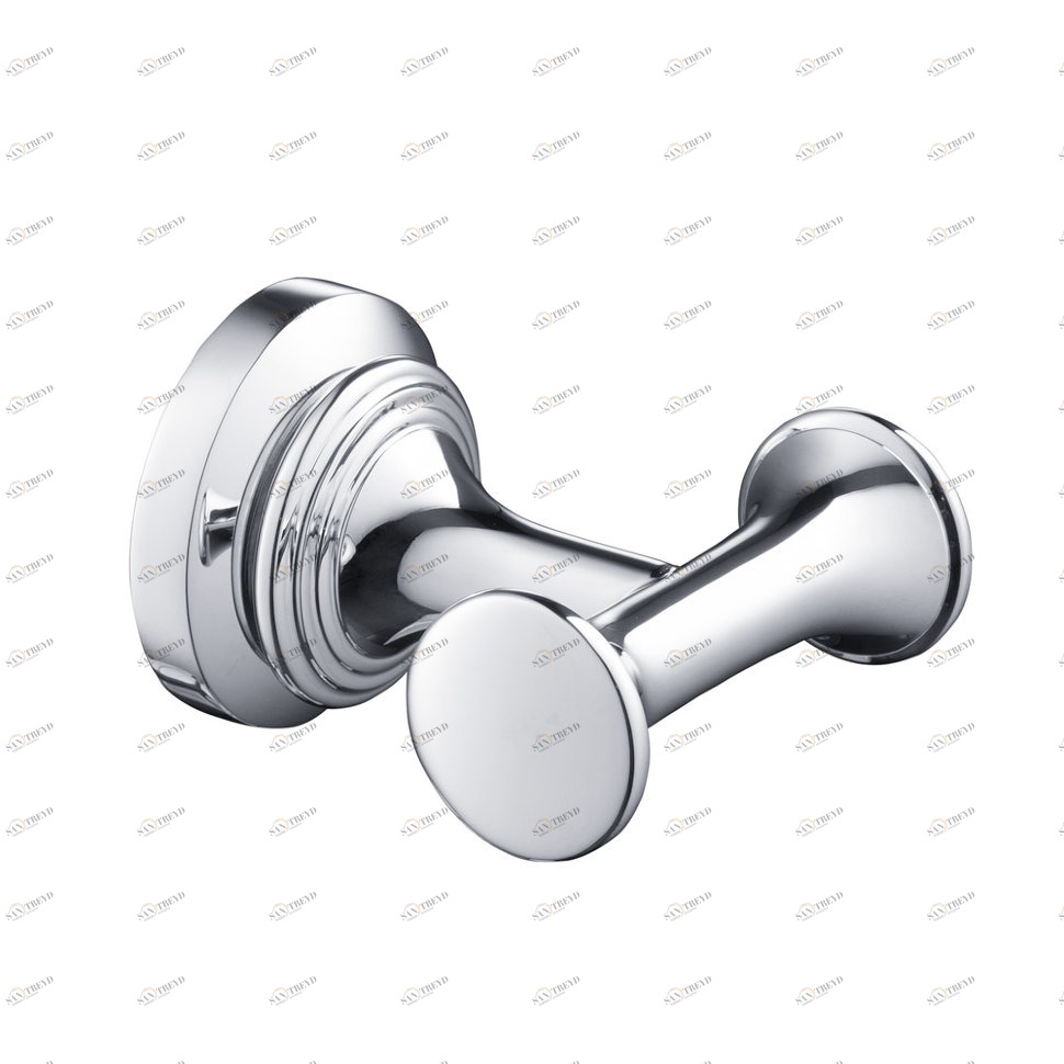 Крючок двойной, цвет хром, Savoy  Burlington RA54 