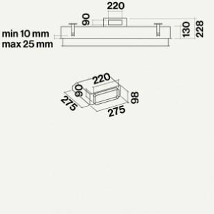 Falmec Потолочная вытяжка из стали и стекла Design+ sun-id-1483376 - Вид №12