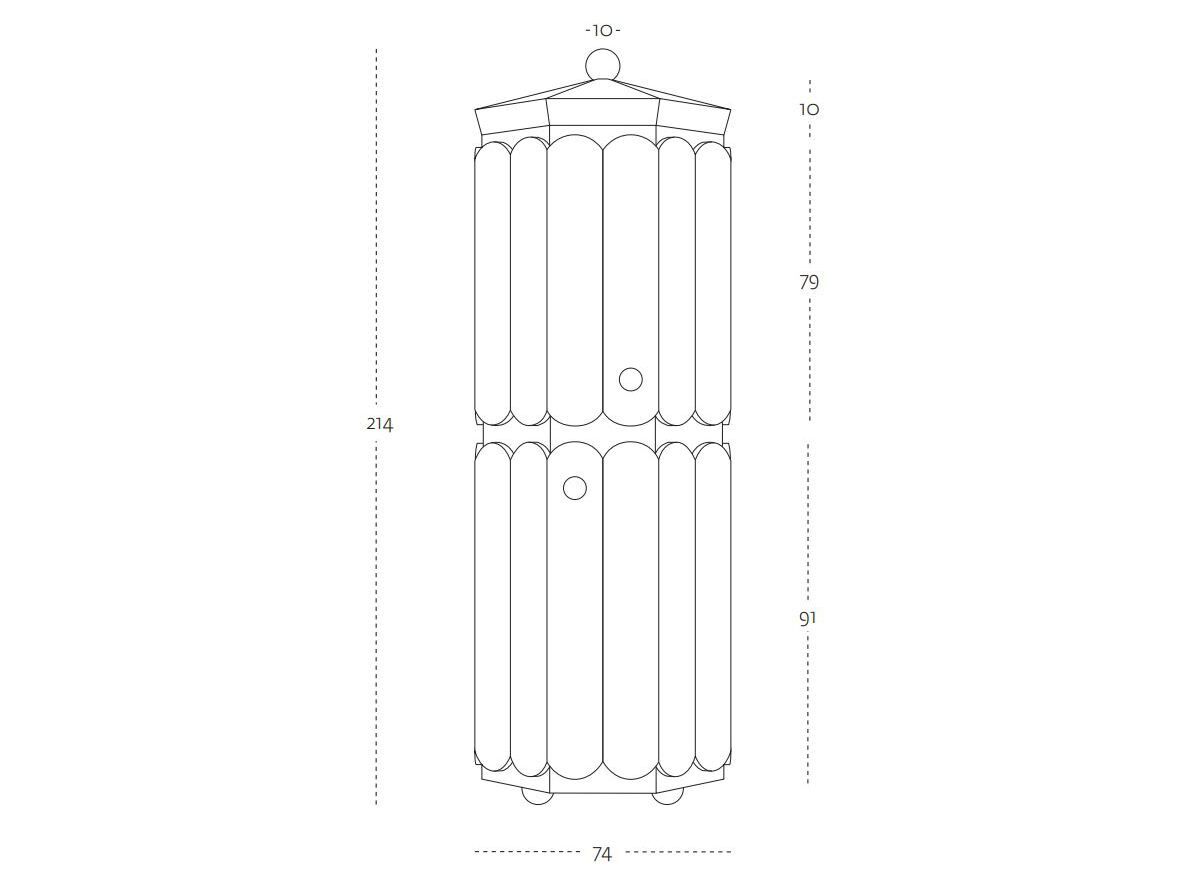 Алюминиевый барный шкаф altreforme Поллок ARCH-00060485 - Вид №13