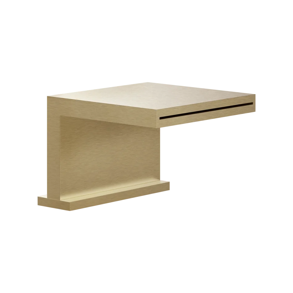 Носик для ванны 20191 726 Gessi Rettangolo k ТЕПЛАЯ БРОНЗА BR. PVD 20191726