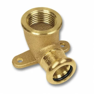 184721812 SANHA 8472G пресс-фитинг, бронза, водорозетка ВПр-ВР 18x1/2 мм